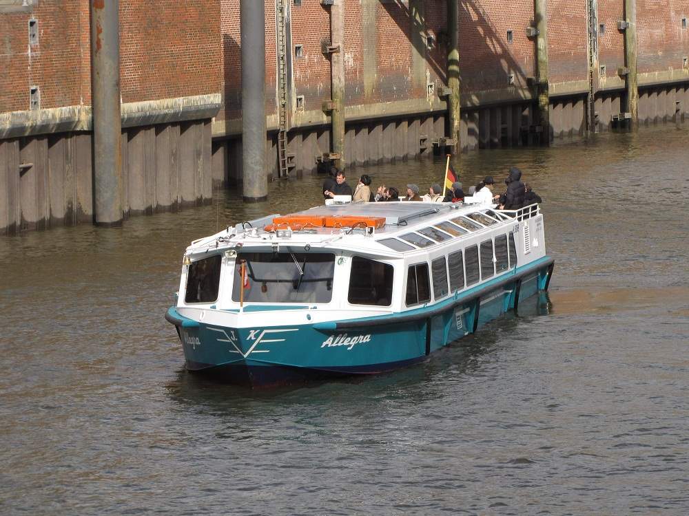 In der Speicherstadt.