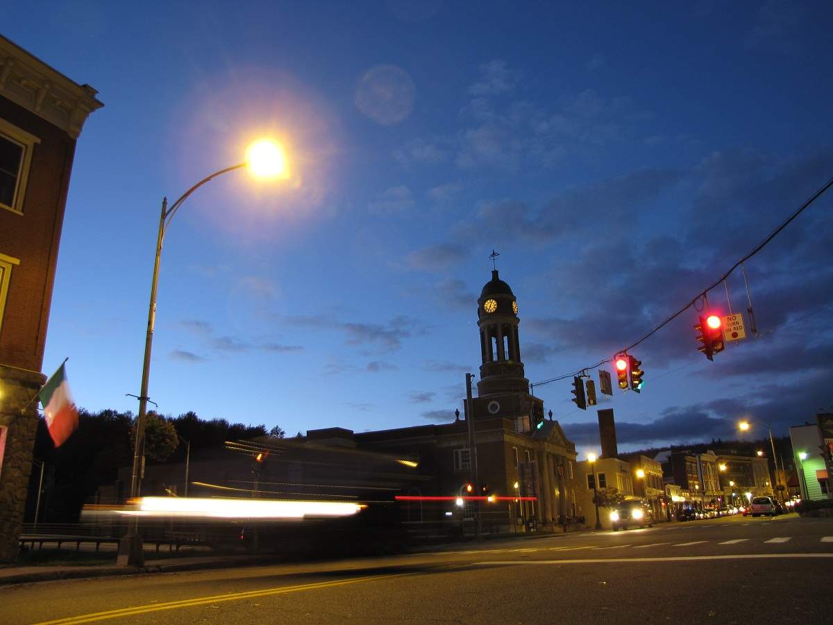 Abends in Saranac LAke