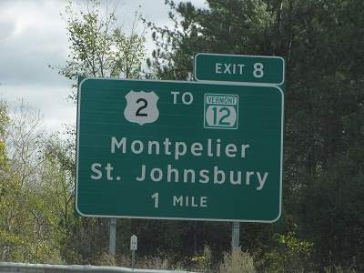 Montpelier in Sicht