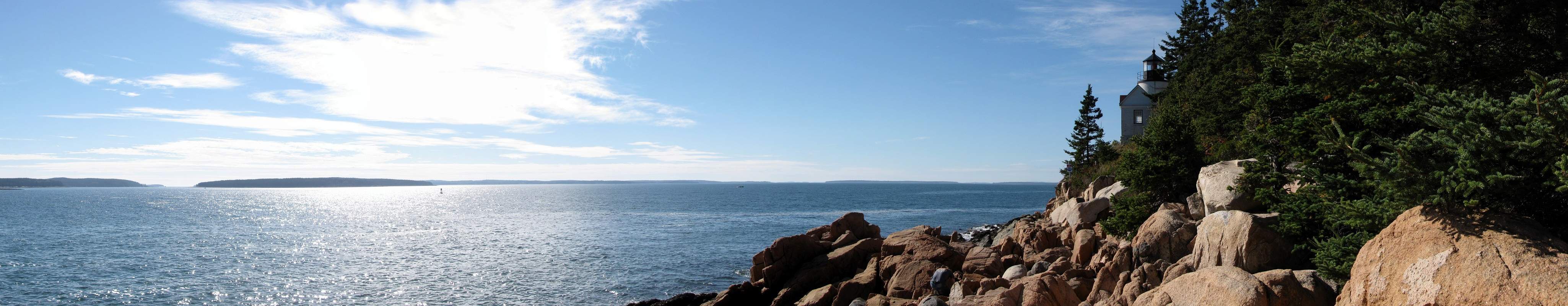 Bass Harbor Lighthouse  - Panorama