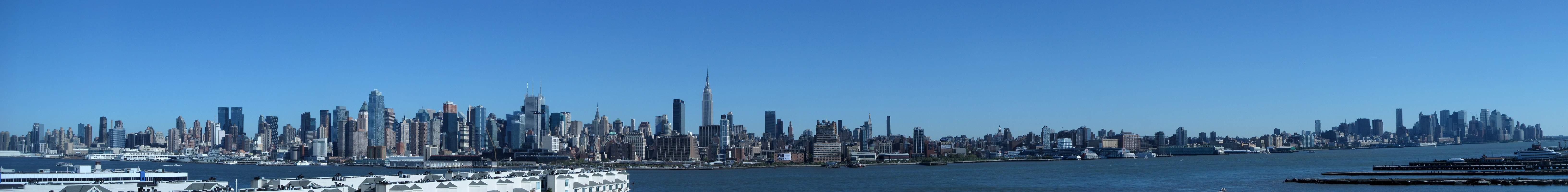New York City - Skyline Panorama - Sheraton Lincoln Harbor