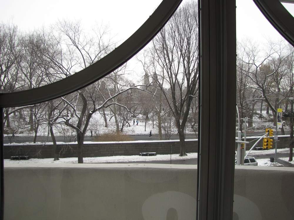 Blick aus dem Caf� des Guggenheim Museums