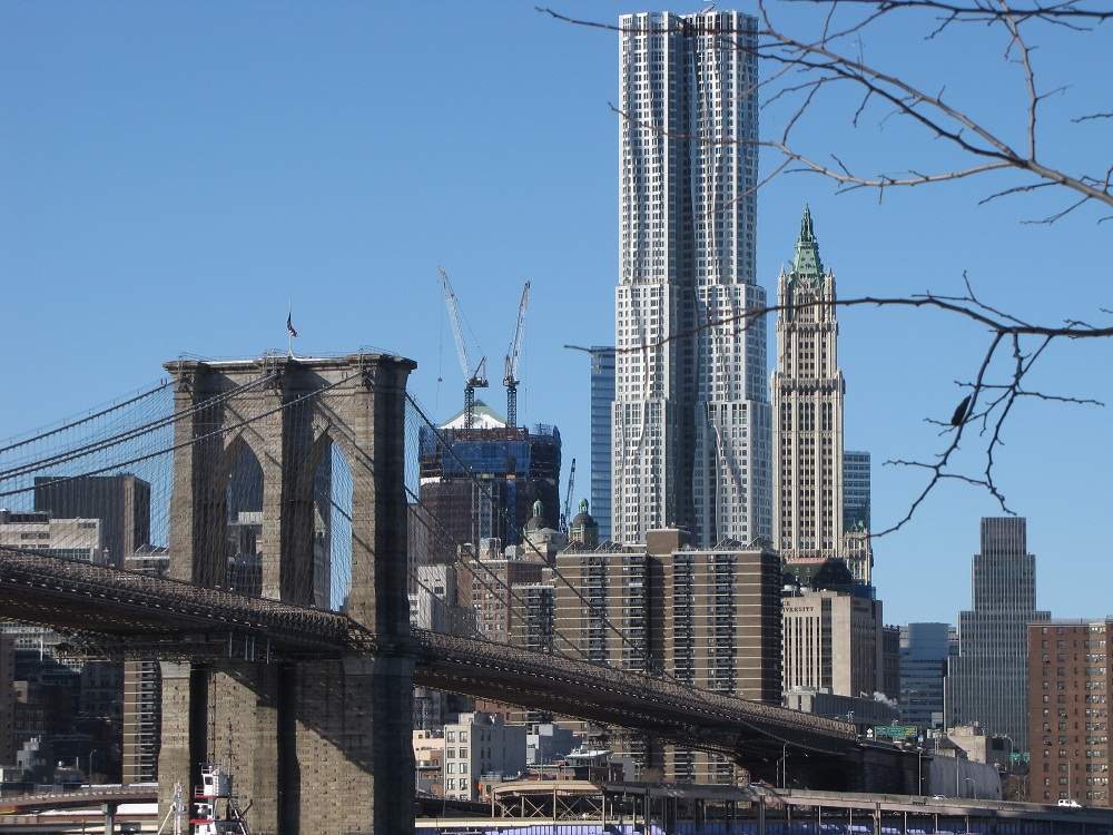 Manhattan von Brooklyn aus
