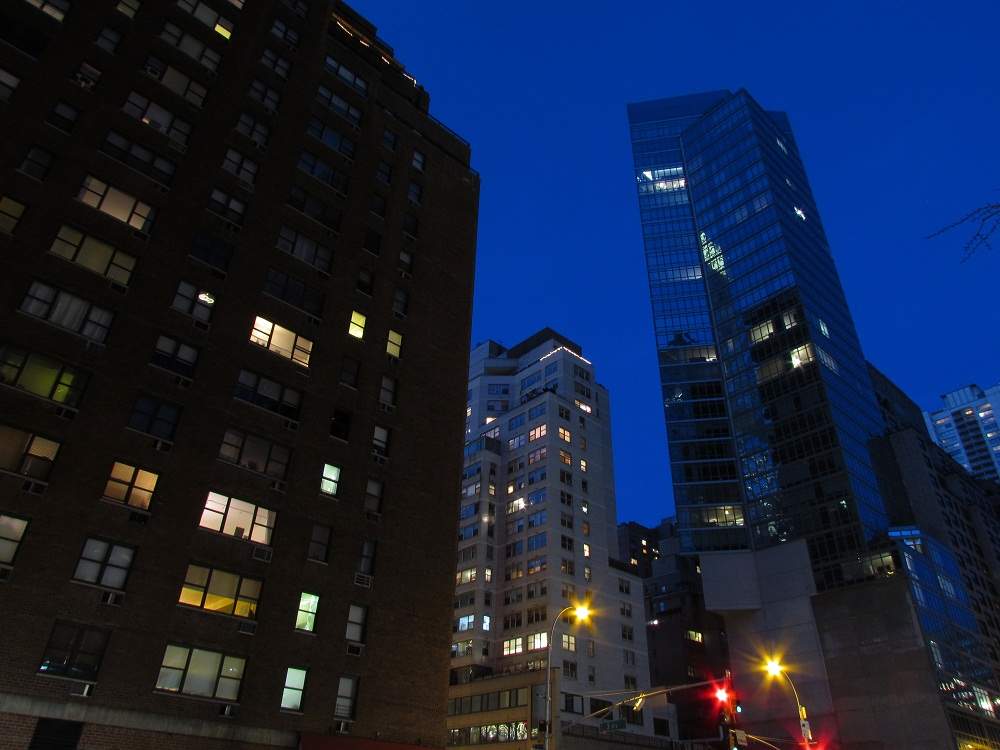 Manhattan sp&auml;tabends